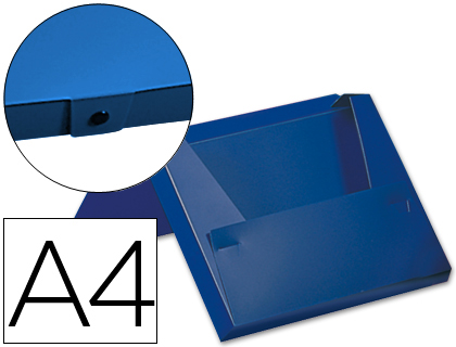 PASTA DE PROCESSOS LIDERPAPEL COM LOMBADA DE 60 MM AZUL  - QT.1