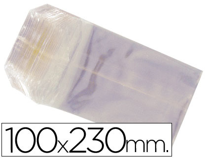 SACO CELOFANº 105X230MM PACK 100