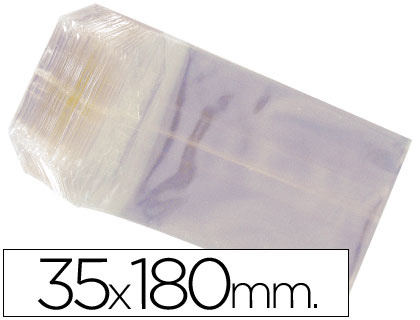 SACO CELOFANE 35X180MM PACK 100