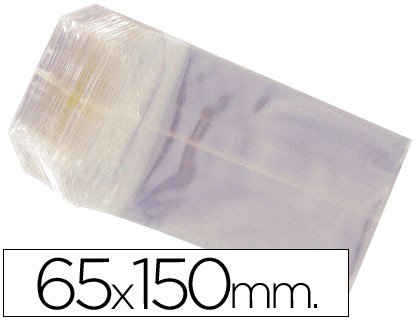 SACO CELOFANE 65X150MM PACK 100