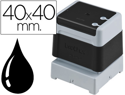 CARIMBO AUTOMATICO BROTHER 40 MM X 40 MM PRETO