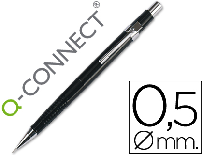 LAPISEIRA Q-CONNECT 0,5 MM PRETA