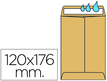 ENVELOPE LIDERPAPEL N.2 SALARIOS CASTANHO 120X176MM SEM JANELA PACK DE 1000 UNIDADES