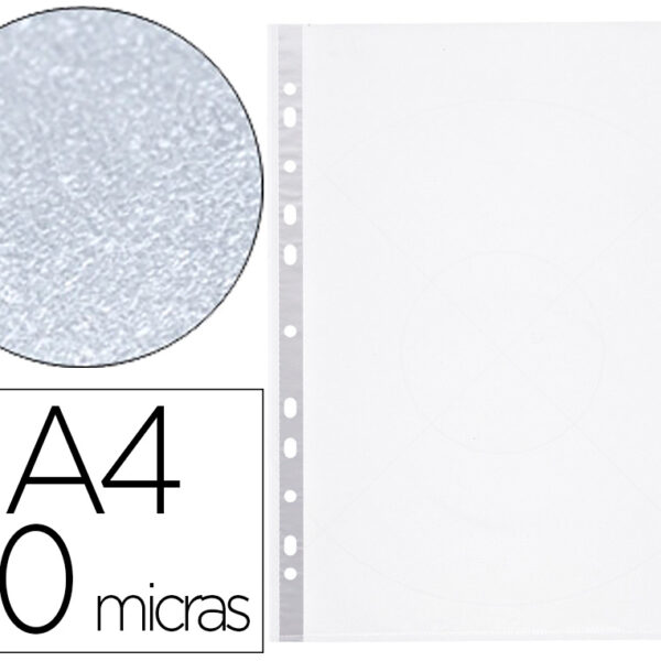 BOLSA CATALOGO/MICA Q-CONNECT DIN A4 50 MICRONS BOLSA DE 10 UNIDADES