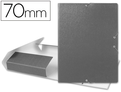 CAPA ELASTICOS PARA PROJETOS LOMBADA 7 CM CINZA