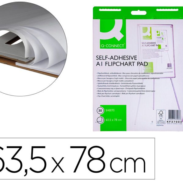 BLOCO DE PAPEL AUTOADESIVO Q-CONNECT 70 GR