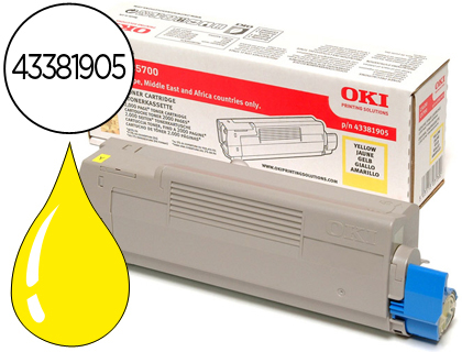 TONER OKI C5600/5700 AMARELO (2.000 PAG.)