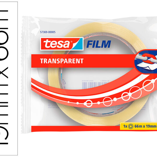 FITA ADESIVA TRANPARTENTE TESA 66 MT X 19 MM