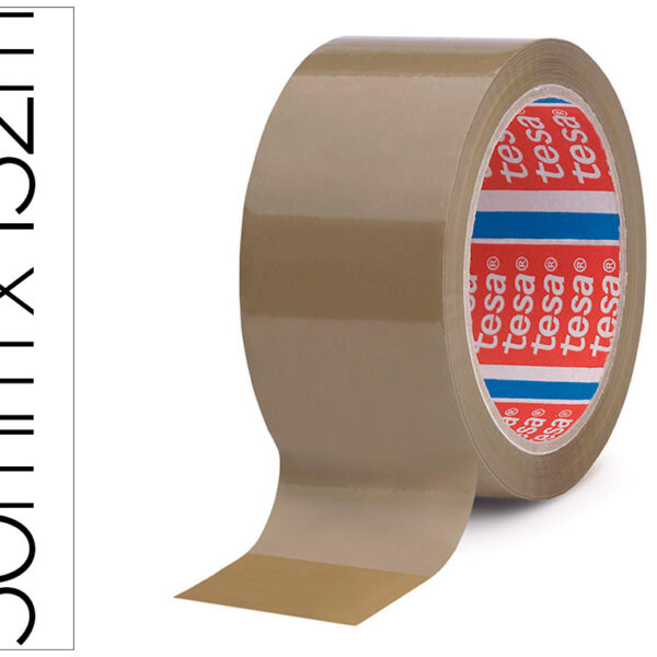 FITA ADESIVA TESA POLIPROPILENO CASTANHA 132 MT X 50 MM