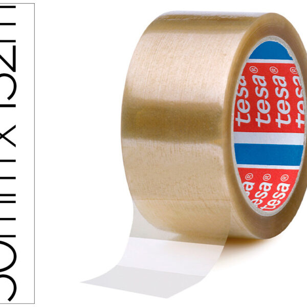 FITA ADESIVA TESA POLIPROPILENO TRANSPARENTE 132 MT X 50 MM