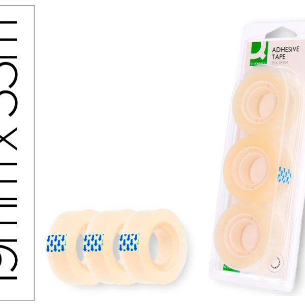 FITA ADESIVA Q-CONNECT 33 MT X19 MM - BLISTER 3