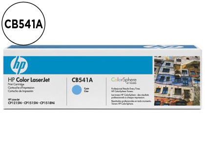 TONER HP CB541A COR LASERJET CP-1215/CP-1515/CP-1518 CIAN WITH CORSPHERE -1.400PAG