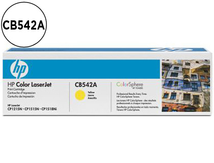 TONER HP CB543A COLOR LASERJET CP-1215/CP-1515/CP-1518 AMARELO WITH COLORSPHERE -1400PAG