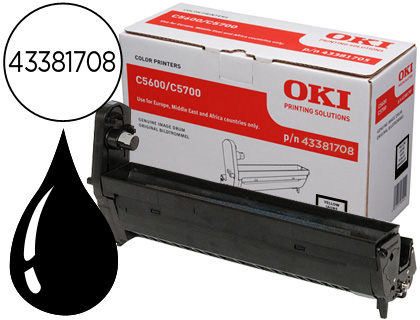 TAMBOR OKI C5600/5700 PRETO 20000 PAG