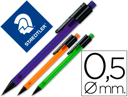 LAPISEIRA STAEDTLER MARRS 0,5 MM TRANSLUCIDO- CORES SORTIDAS