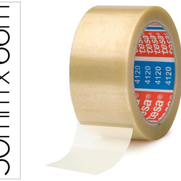 FITA ADESIVA TESA PVC COR TRANSPARENTE 66MTX50MM