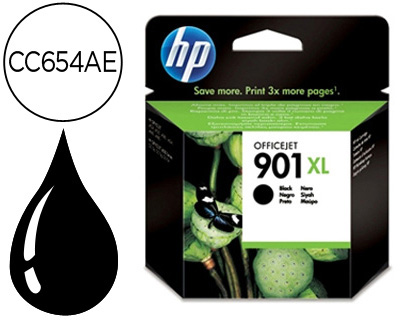 TINTEIRO HP 901 XL PRETO CC654AE  - QT.1