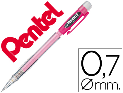 LAPISEIRA PENTEL AX107 FIESTA 0,7 MM VERMELHO