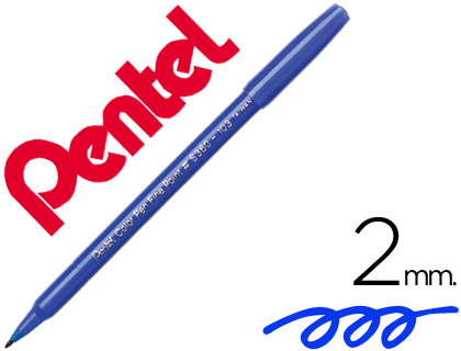 MARCADOR PENTEL S360 FELTRO AZUL