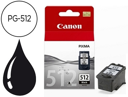 TINTEIRO CANON PG-512 PRETO PIXMA MP240/260/480