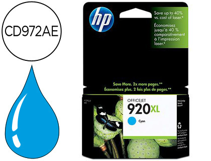 TINTEIRO HP 920 XL CIAN 700PAG OFFICEJET/920/6500