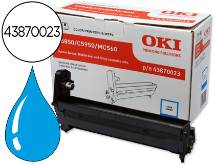 TAMBOR OKI C5850/5950 CIAN -20000PAG