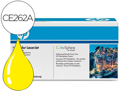 TONER HP COR LASERJET CP4025/CP4525 -CE262A- AMARELO 11.000 PAGS