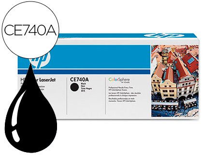 TONER HP COR LASERJET CP5225 CP5225N CP5225D -CE740A- PRETO 7.000 PAGS