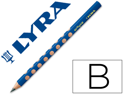 LAPIS DE GRAFITE LYRA GROOVE TRIANGULAR MINA B DE 4,25 MM