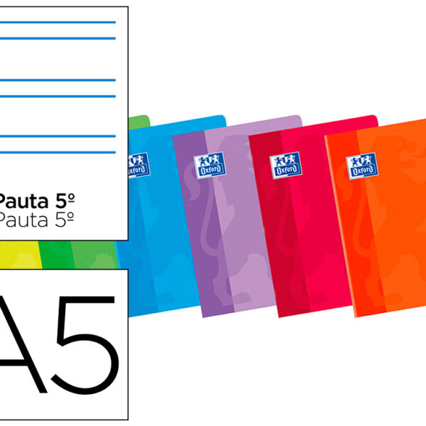CADERNO ESCOLAR OXFORD 80 FOLHAS DIN A-5 2 PAUTADO