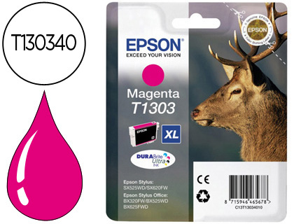TINTEIRO EPSON STYLUS T1303 MAGENTA OFFICE BX320F ALTA CAPACIDADE
