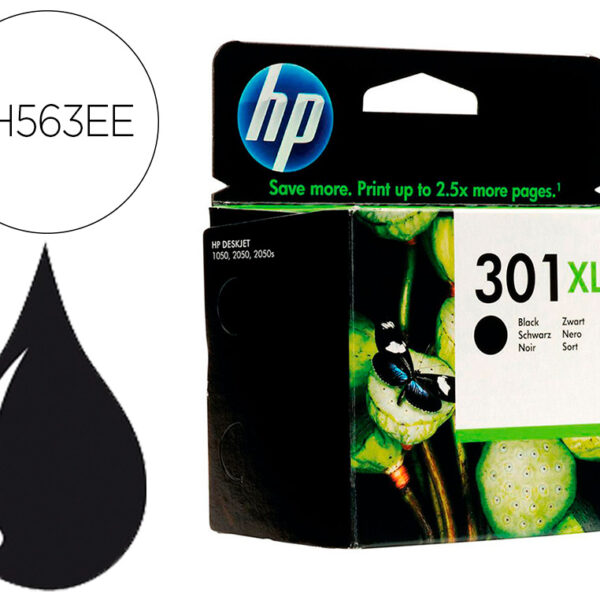 TINTEIRO HP 301 XL PRETO