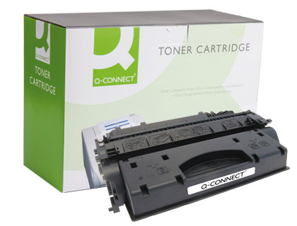 TONER Q-CONNECT COMPATIVEL HP CE505A PARA LASERJET - 6.500PAG