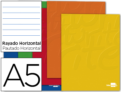 CADERNO AGRAFADO LIDERPAPEL SMART DIN A5 80 F PAUTADO 60 GR COM DUPLA MARGEM
