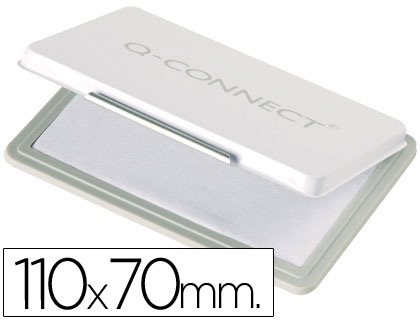 ALMOFADA PARA CARIMBOS Q-CONNECT 110X70MM NEUTRO