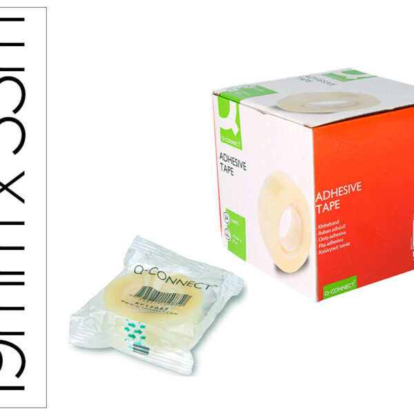 FITA ADESIVA Q-CONNECT 33 MT X 19 MM ENCELOFANADA