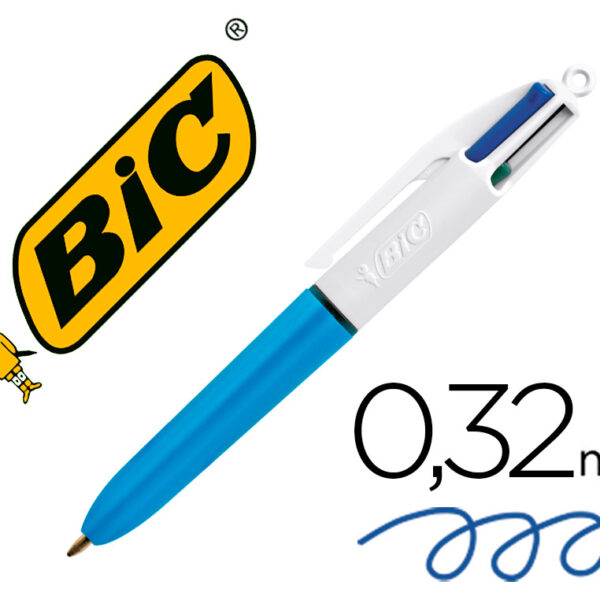 ESFEROGRAFICA BIC QUATRO CORES MINI PONTA MEDIA 1 MM