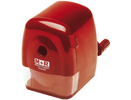 APARA LAPIS M+R SECRETARIA MANUAL COR VERMELHO