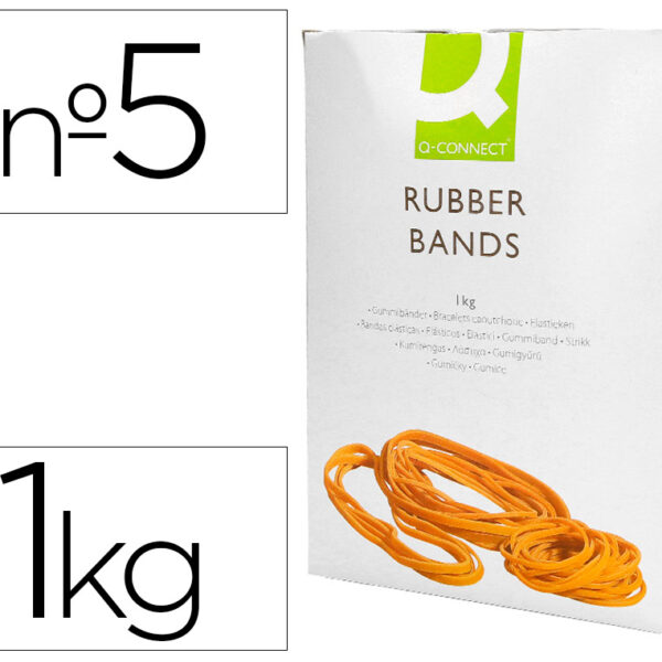 ELASTICOS Q-CONNECT 1000 GR NUMERO 5