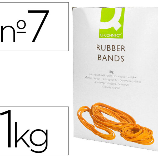 ELASTICOS Q-CONNECT 1000 GR NUMERO 7