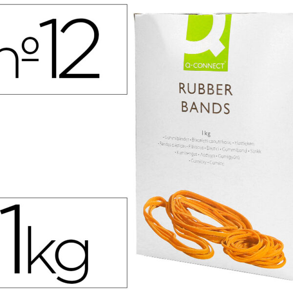 ELASTICOS Q-CONNECT 1000 GR NUMERO 12