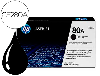TONER HP LASERJET PRETO CF280A 2700 PAG
