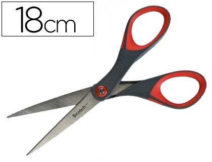 TESOURA PARA ESCRITORIO SCOTCH 18 CM DE ACO INOXIDAVEL COM AJUSTE DE TENSAO