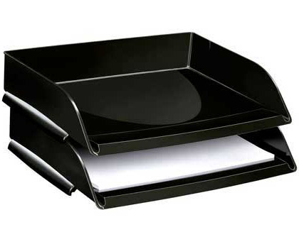 TABULEIRO DE SECRETARIA CEP PLASTICO PRETO GREENSPIRIT PLASTICO 348X257X66 MM