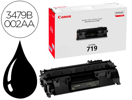 TONER CANON CRG 719 2.1K PRETO LASER 2100 PAG