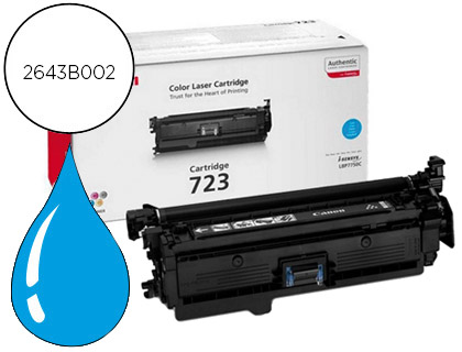 TONER CANON LASER CRG 723 CYAN 5000 PAG