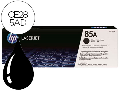 TONER HP LASERJET CE285A PRETO 1600 PAG PACK 2