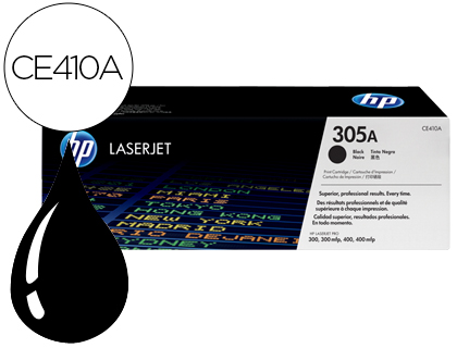TONER HP 305A LASERJET M351/M451/M375/M475 PRETO 2200 PAG