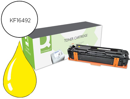 TONER Q-CONNECT COMPATIVEL HP CF212A COR LASERJET M251N / 251NW / 276N / 276NW AMARELO 1.800 PAG