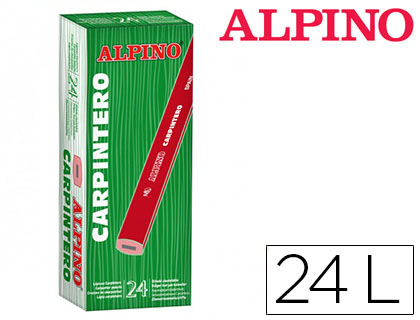LAPIS ALPINO CARPINTEIRO CAIXA DE 24 UNIDADES